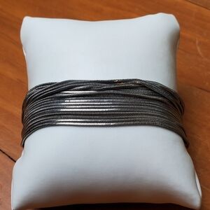Bracelet, silver colored